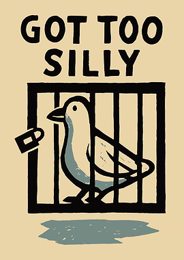 Got Too Silly Bird in Cage