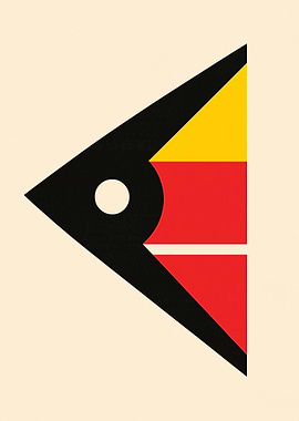 Abstract Bird Minimalist Art