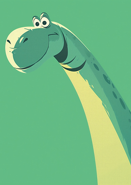 Cartoon Brachiosaurus