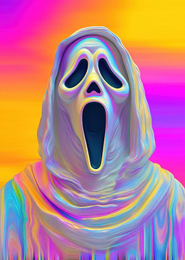 Psychedelic Scream Mask