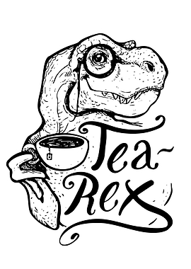 Tea-Rex Dinosaur with Monocle