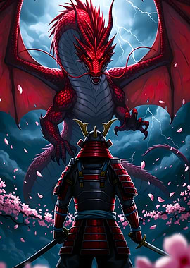 Samurai vs Red Dragon