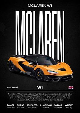 McLaren W1 Hybrid Sports Car