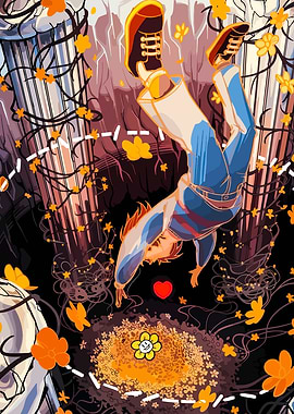 Frisk Falling into the Underground