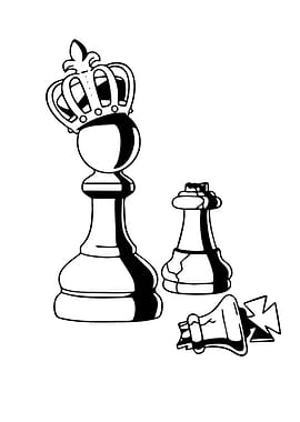 Chess Pieces: King, Bishop, Knight