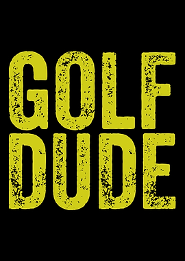Golf Dude Text Art