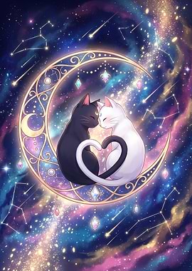 Celestial Cats in Love