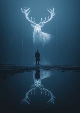 Mystical Deer Spirit Animal