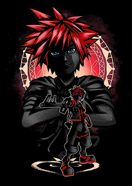 Kingdom Hearts Sora Illustration