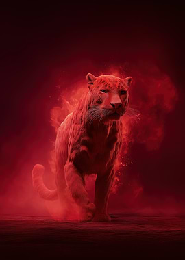 Red Fiery Leopard