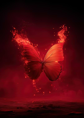 Fiery Butterfly