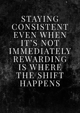 Consistency Motivational Quote