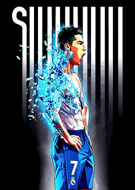Cristiano Ronaldo Digital Art Portrait