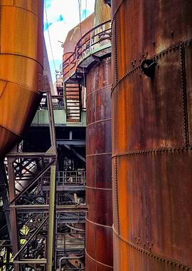 Rusty Industrial Structures