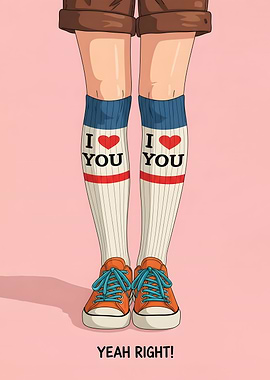 I Heart You Socks and Sneakers