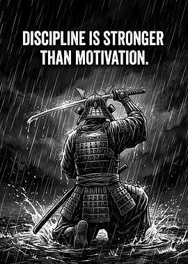 Samurai Discipline in Rain