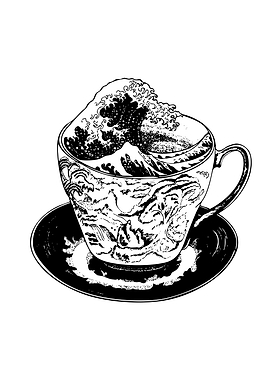 Wave in a Teacup Illustration