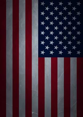 Distressed American Flag