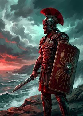 Roman Legionary on the Coast