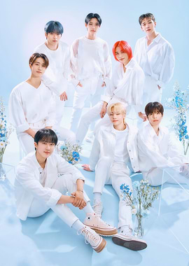 K-Pop Group in White Outfits