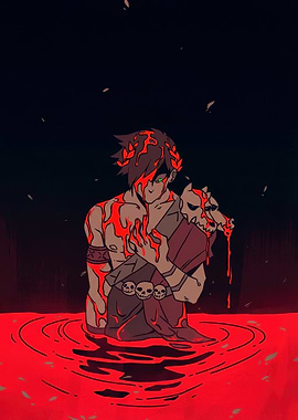 Zagreus in Blood River Hades