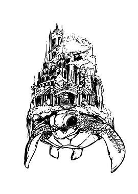 Turtle with Castle on its Back