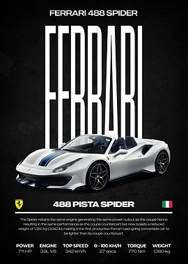 Ferrari 488 Pista Spider