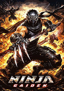 Ninja Gaiden Game Poster