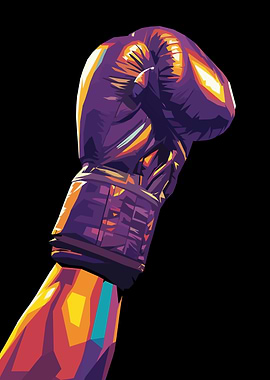 Boxing Glove Pop Art