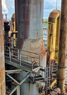 Rusty Industrial Plant