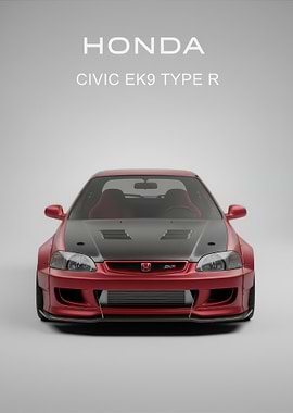 Honda Civic EK9 Type R poster
