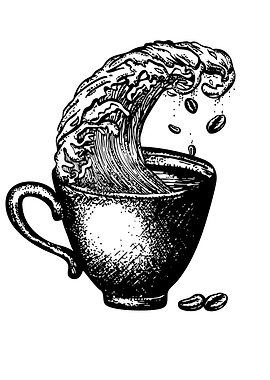Coffee Wave in a Cup
