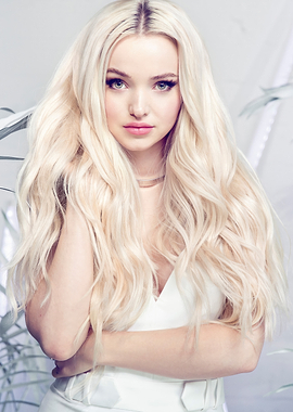 Dove Cameron Portrait with Blonde Hair