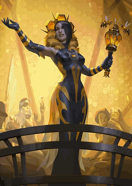 Bee Queen on Balcony