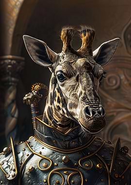 Giraffe Knight in Shining Armor