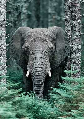 Elephant in the Forest