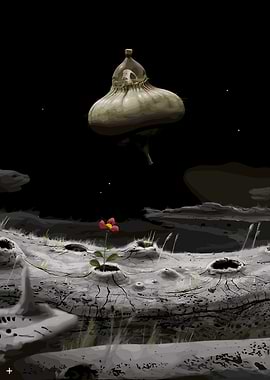 Lunar Flower and Floating Object