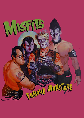 Misfits Famous Monsters Band Poster