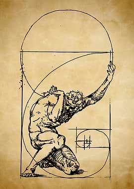 Vintage Atlas Poster – Classic Atlas on Old Paper Design