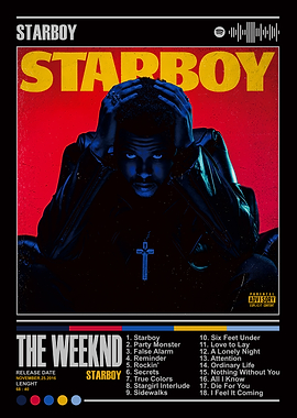 The Weeknd - Starboy Album Cover
