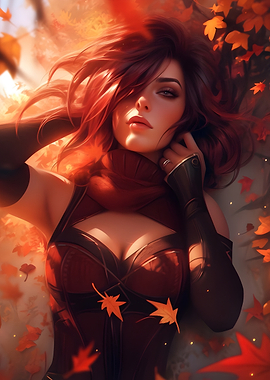 Autumn Portrait of a Woman