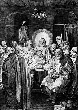 The Last Supper Engraving