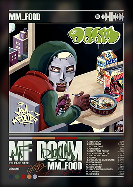MF DOOM MM..FOOD Album Cover