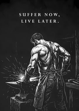 Blacksmith at Work: Suffer Now, Live Later