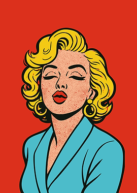 Marilyn Monroe Pop Art Portrait