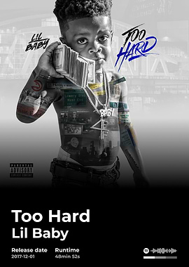 Lil Baby - Too Hard Album Cover