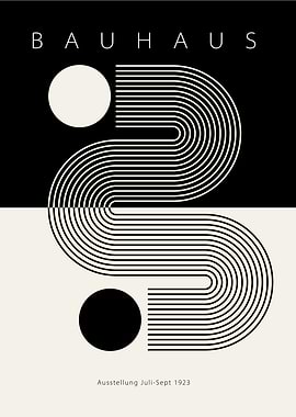 BAUHAUS | Black curves + lines