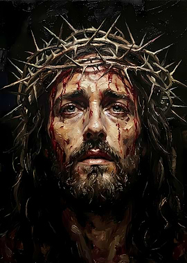 Jesus Christ with Crown of Thorns