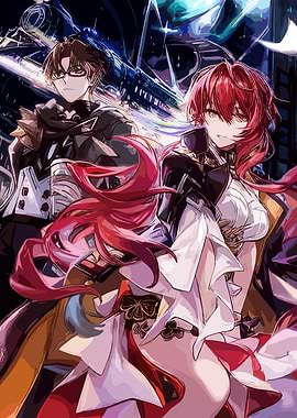 Game Characters in Cityscape