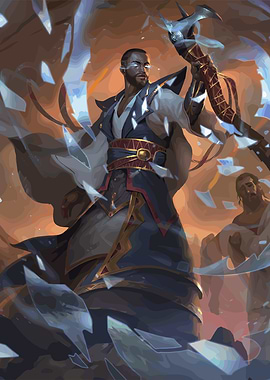 Powerful Mage with Staff